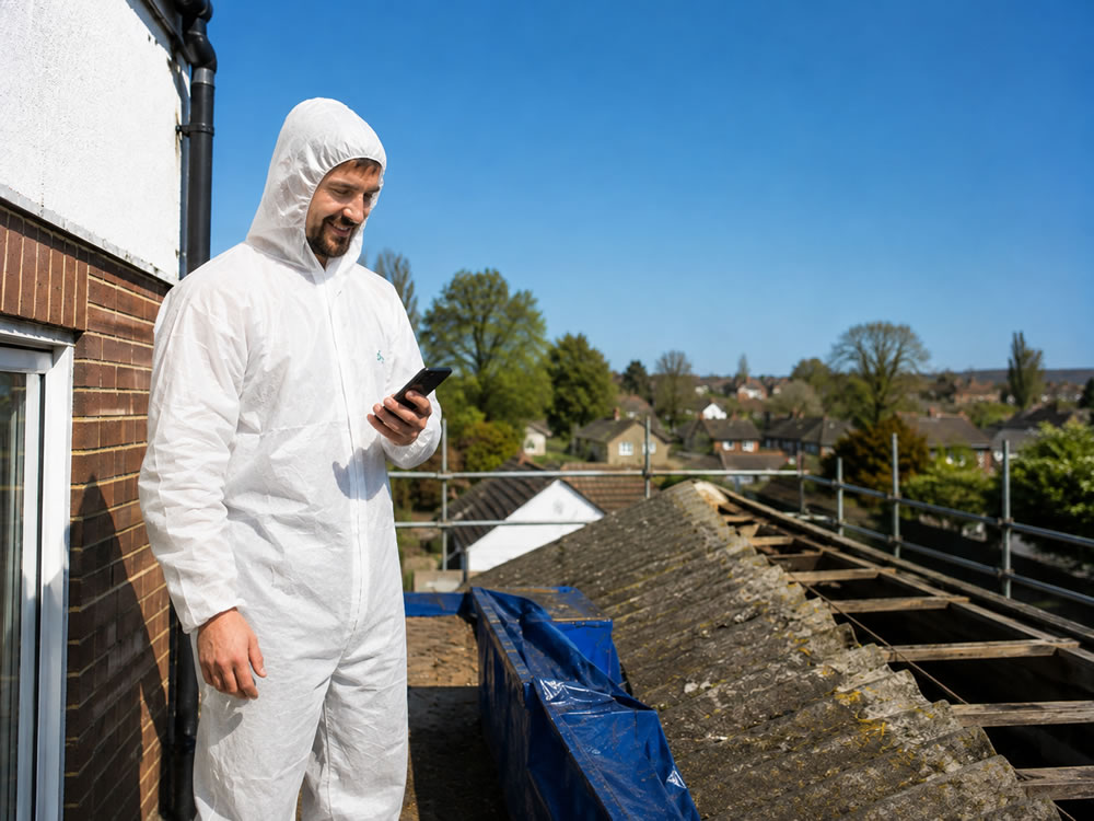 Asbestos removal, survey and testing leads delivered through the Leads Do Work app