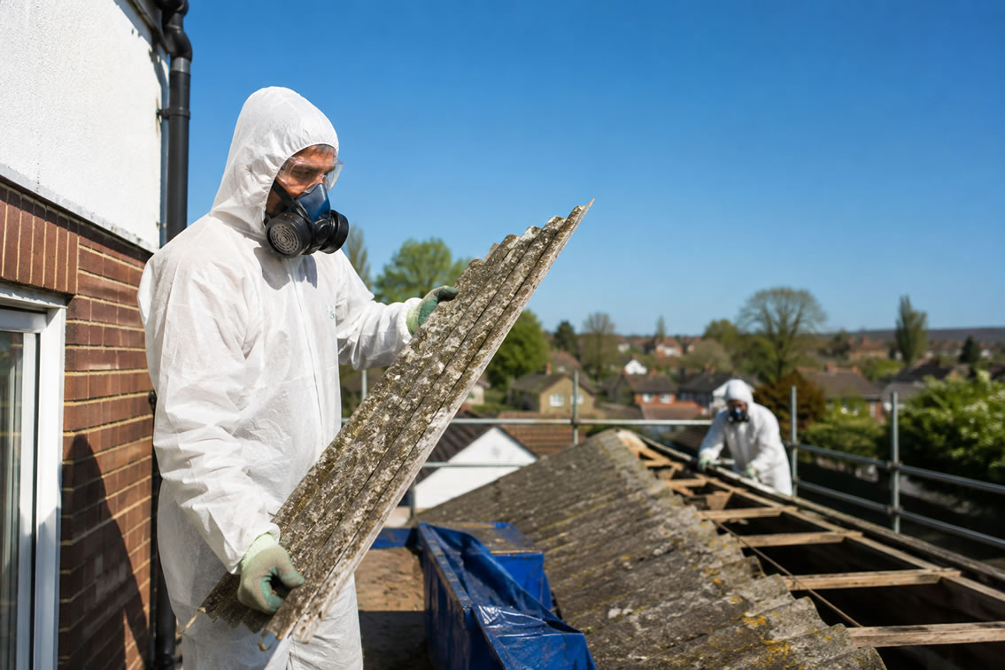UK asbestos removal, survey and testing quotes from local specialists